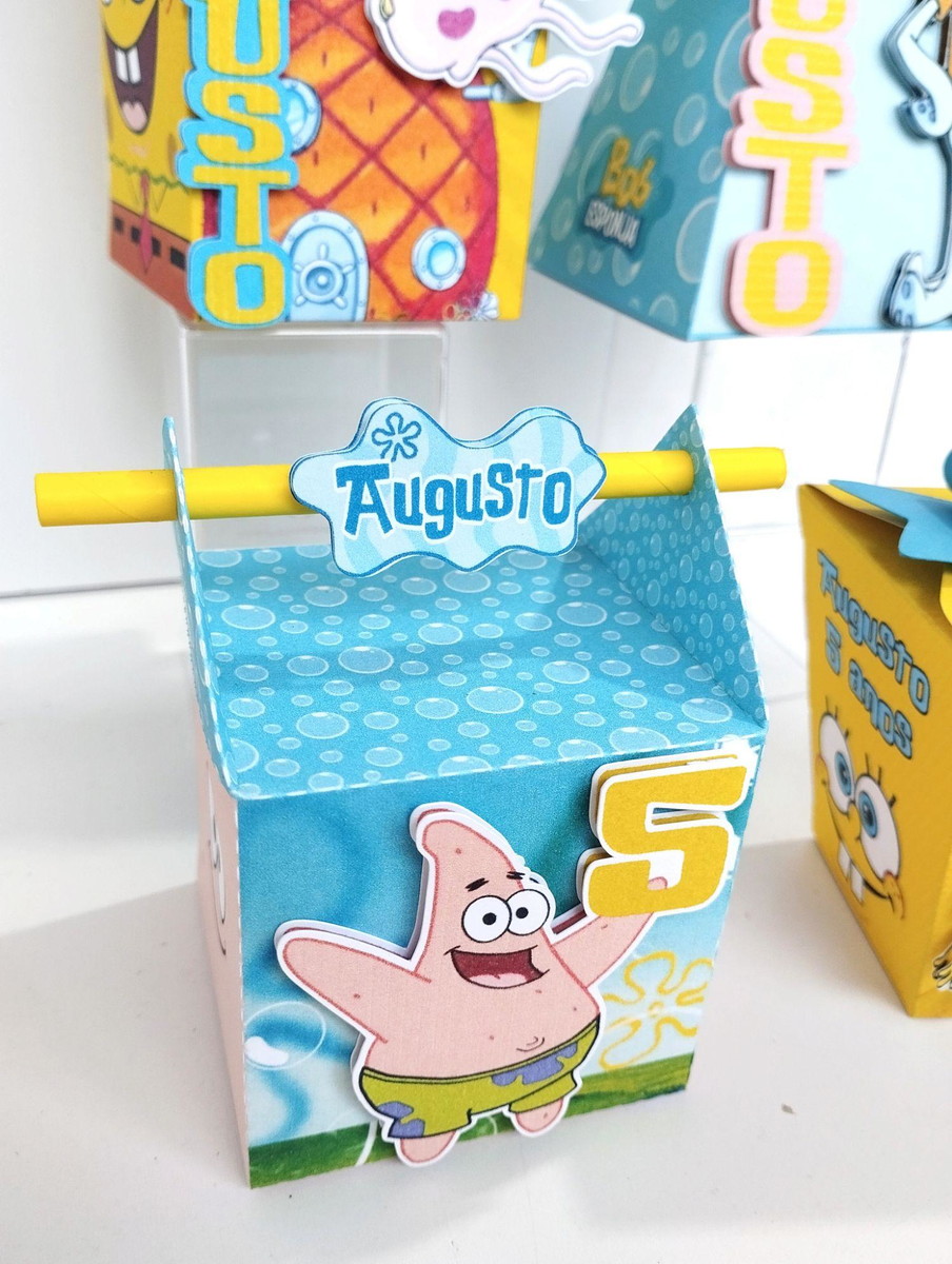 Kit Festa Personalizado - Tema Bob Esponja - Image 2