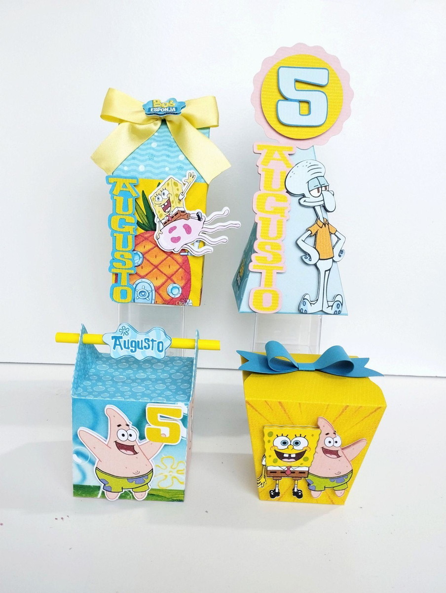 Kit Festa Personalizado - Tema Bob Esponja