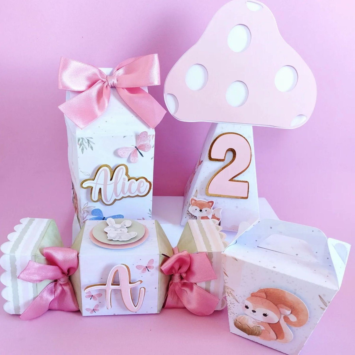 Kit Festa Personalizada - Tema Bosque Encantado