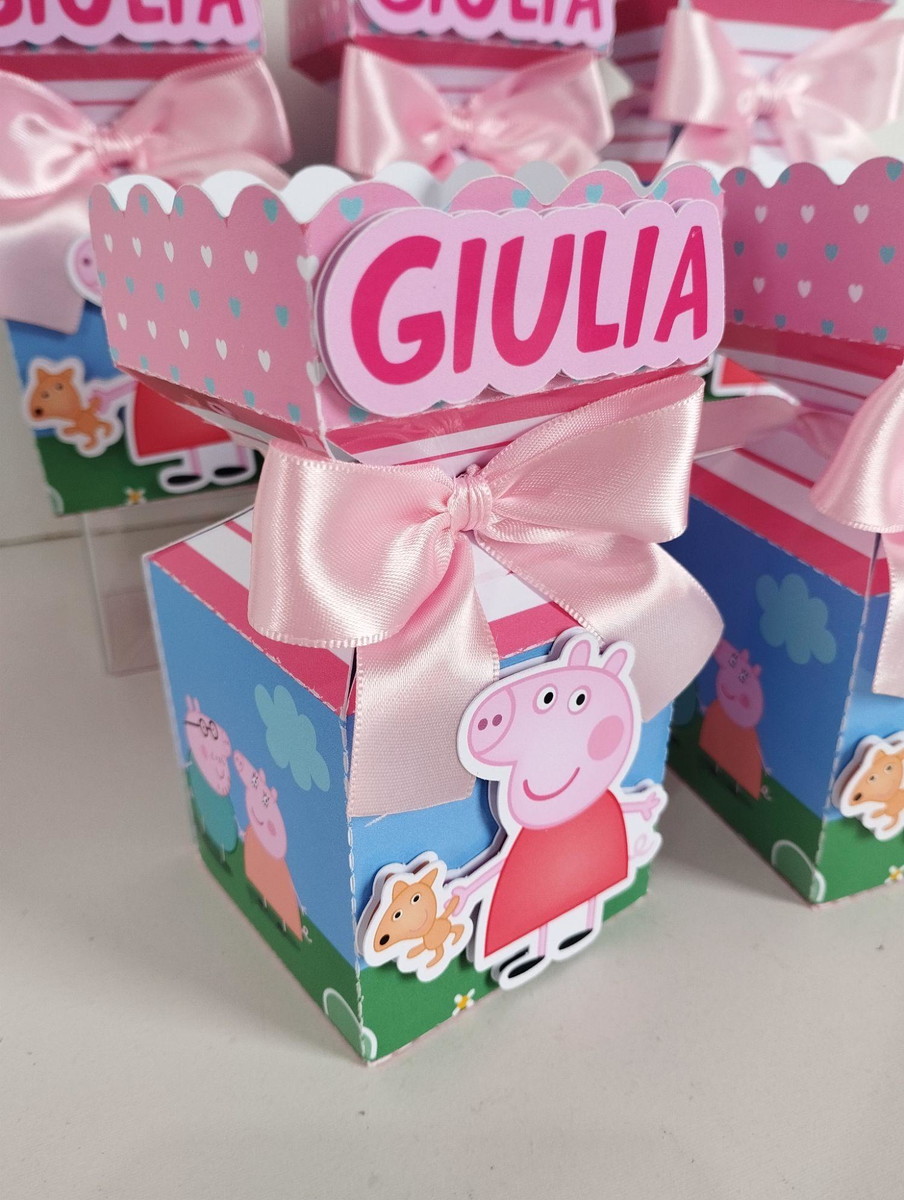 Kit 10 caixinhas Meia Bala – Tema P.e.p.p.a P.i.g