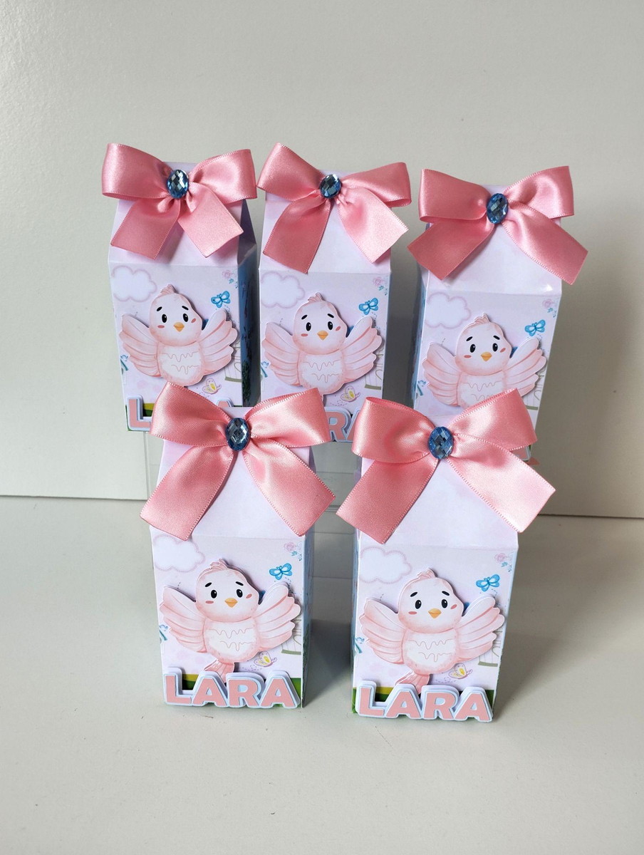 Kit 10 caixinhas Milk Box Personalizada - Tema Jardim Encantado - Image 3