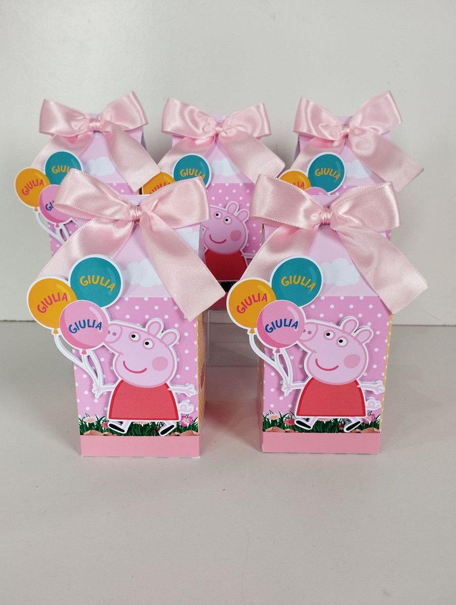 Kit 10 caixinhas Milk Box – Tema P.e.p.p.a P.i.g - Image 2