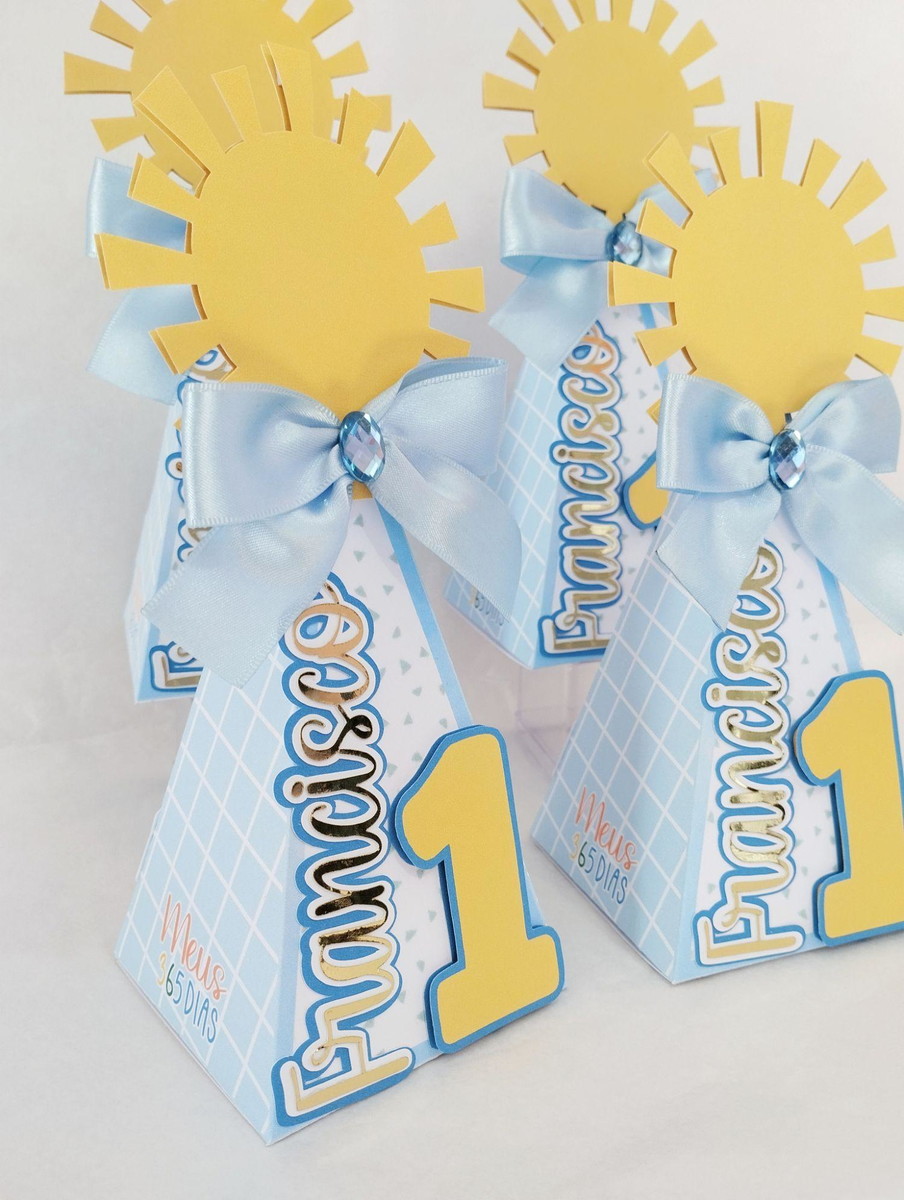 Kit 10 caixinhas Pirâmide Personalizada – Tema 365 dias - Image 3