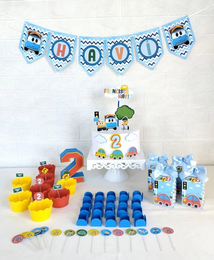 Kit Festa Mesversário - Tema Carros