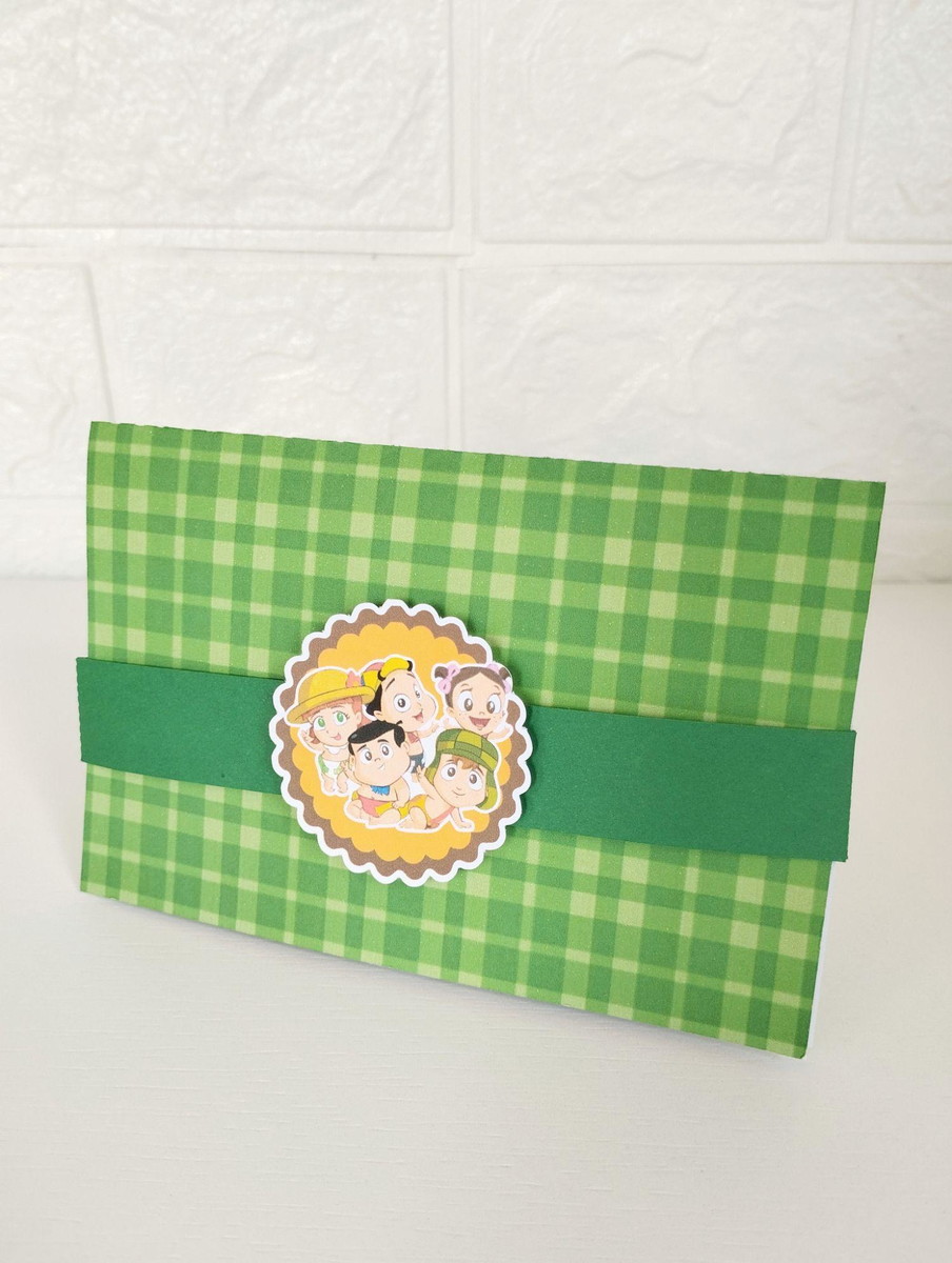 Kit 10 Convites 3D - Tema Chaves - Image 2