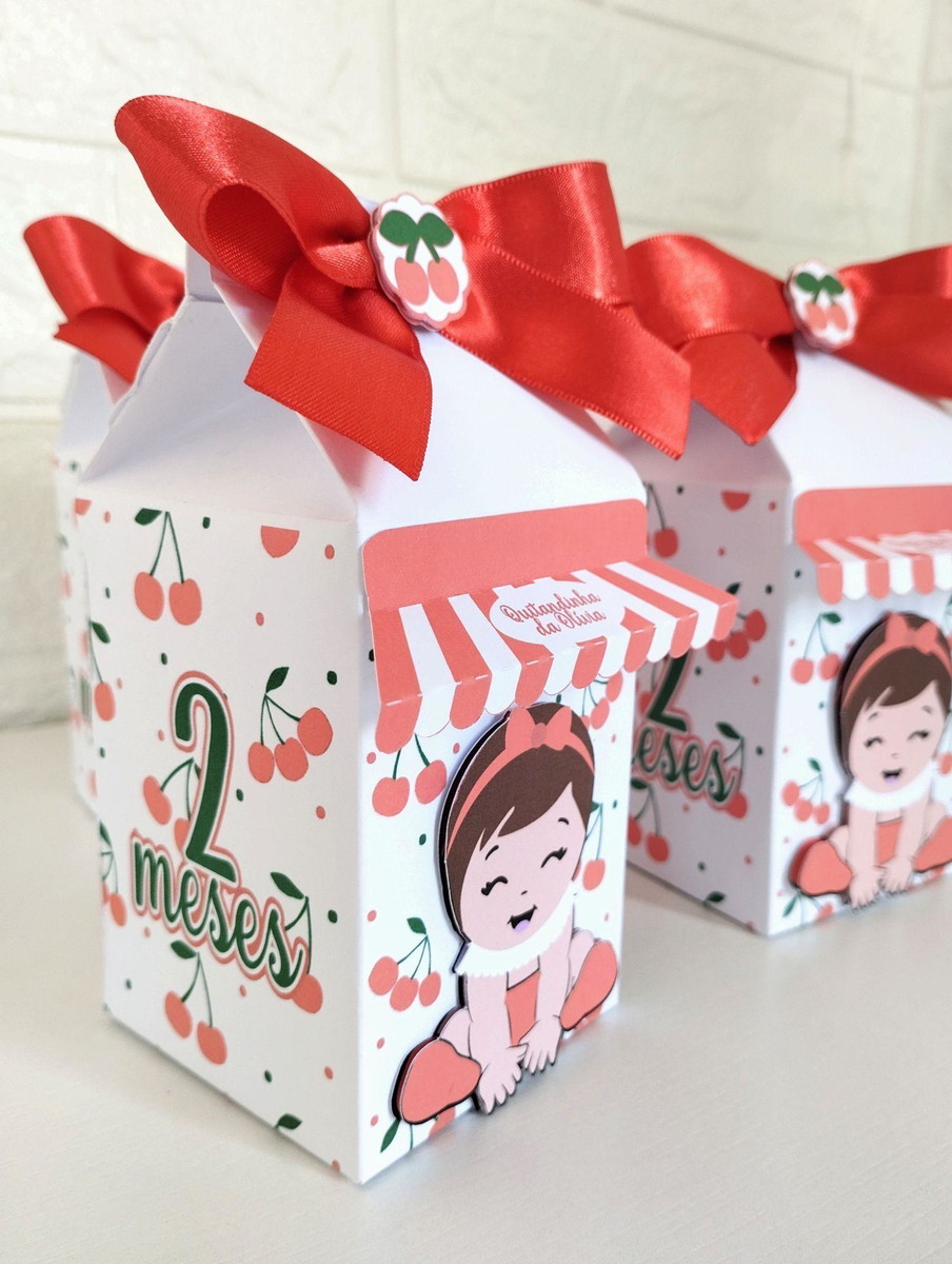 Kit Festa Mesversário – Tema Cerejinha - Image 3