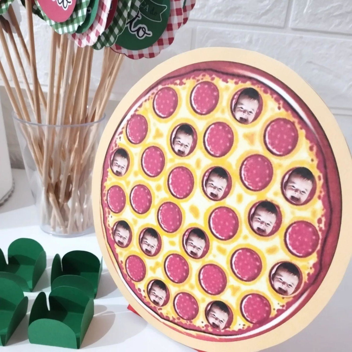 Kit Festa Personalizada - Tema Pizzaria - Image 4