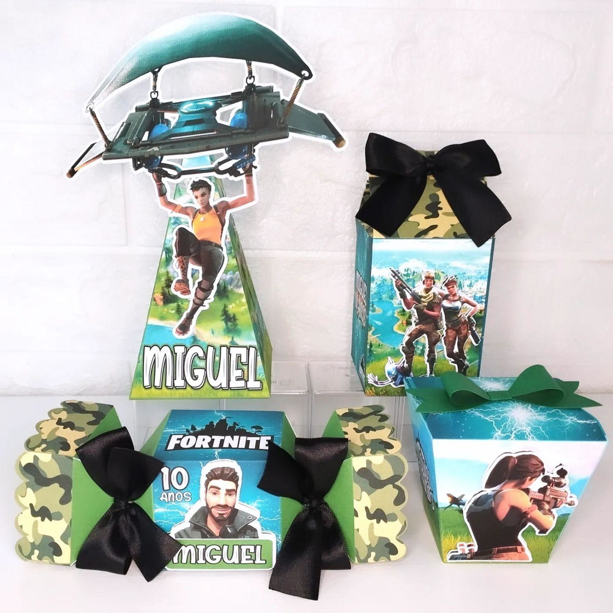 Kit Festa Personalizada - Tema Fortnite
