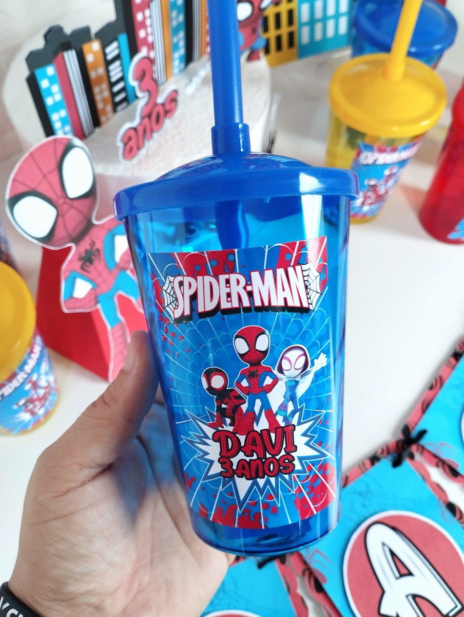 Kit Festa Personalizada - Tema Homem Aranha - Image 4