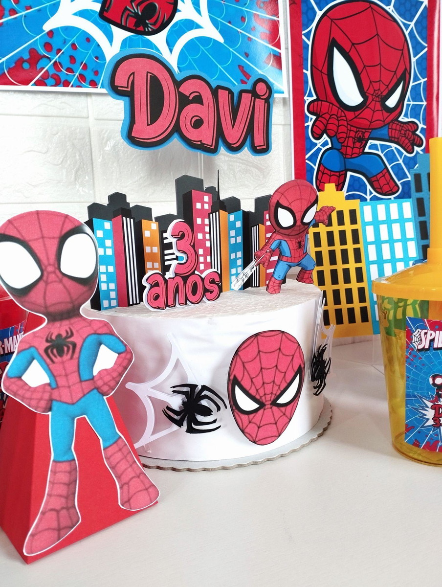 Kit Festa Personalizada - Tema Homem Aranha - Image 2