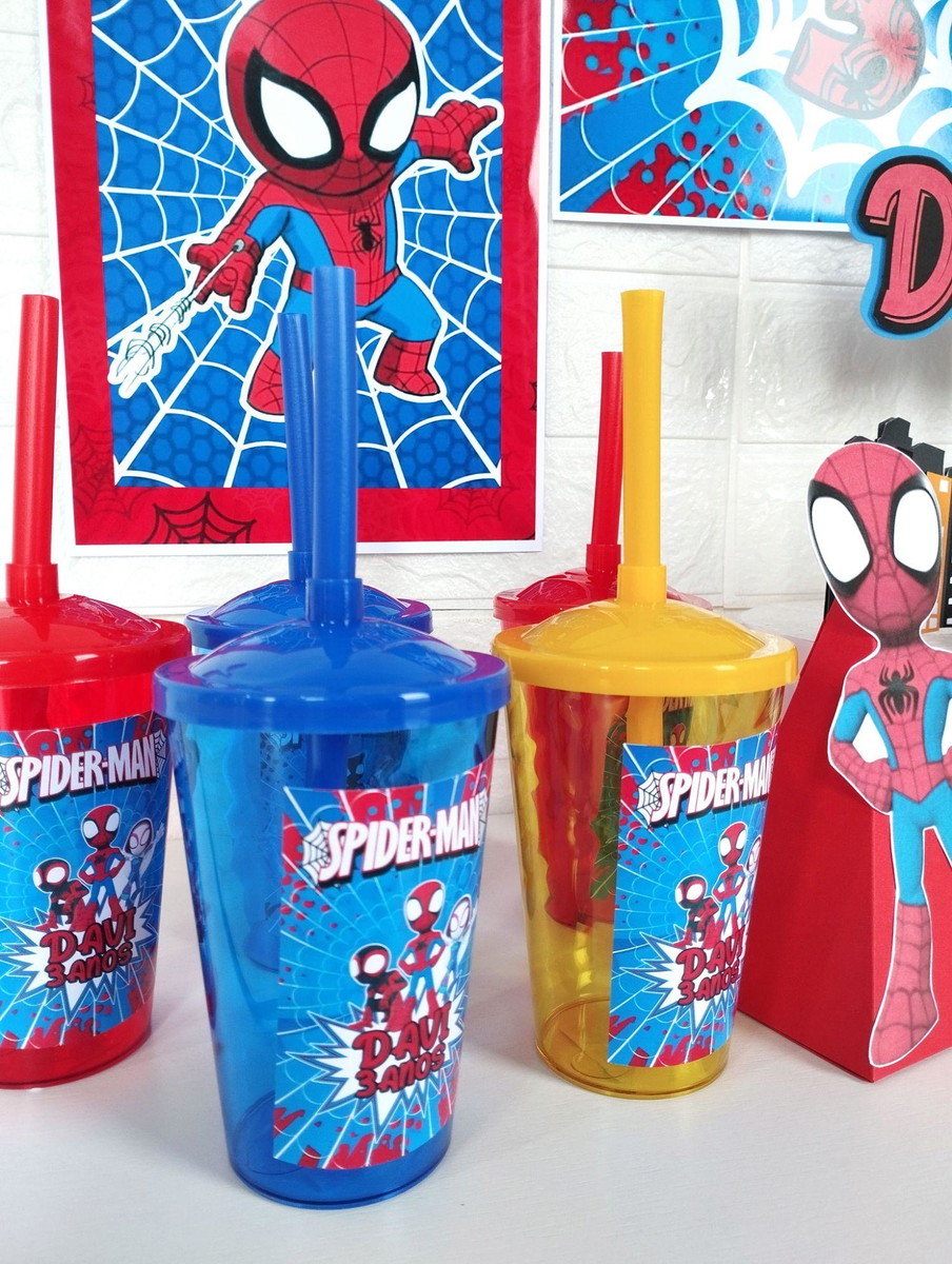 Kit Festa Personalizada - Tema Homem Aranha - Image 5