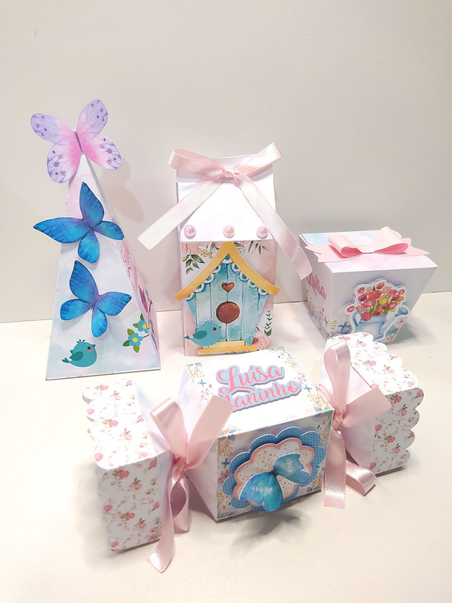 Kit Festa Personalizada - Tema Jardim Encantado