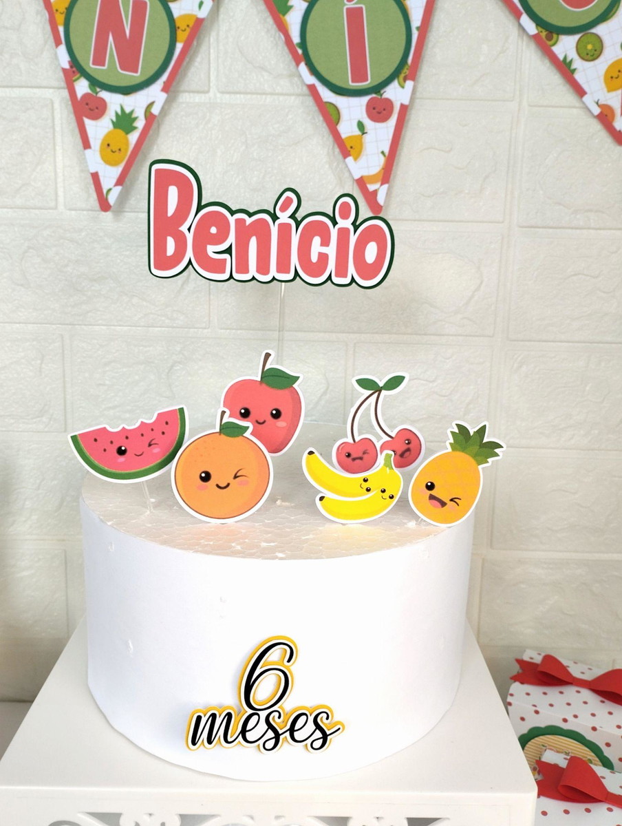 Kit Festa Mesversário - Tema Frutinhas - Image 4
