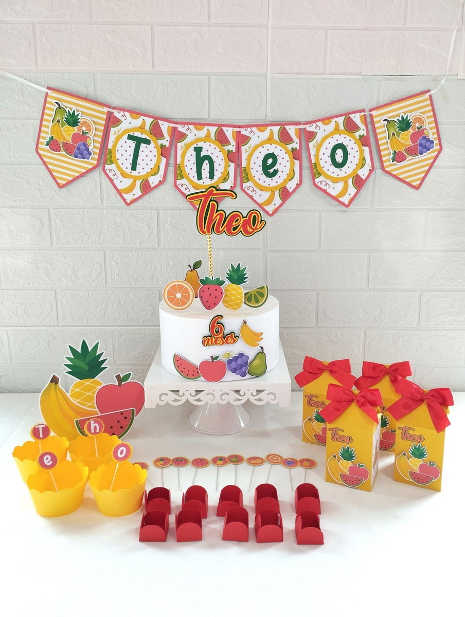 Kit Festa Mesversário - Tema Frutinhas 2