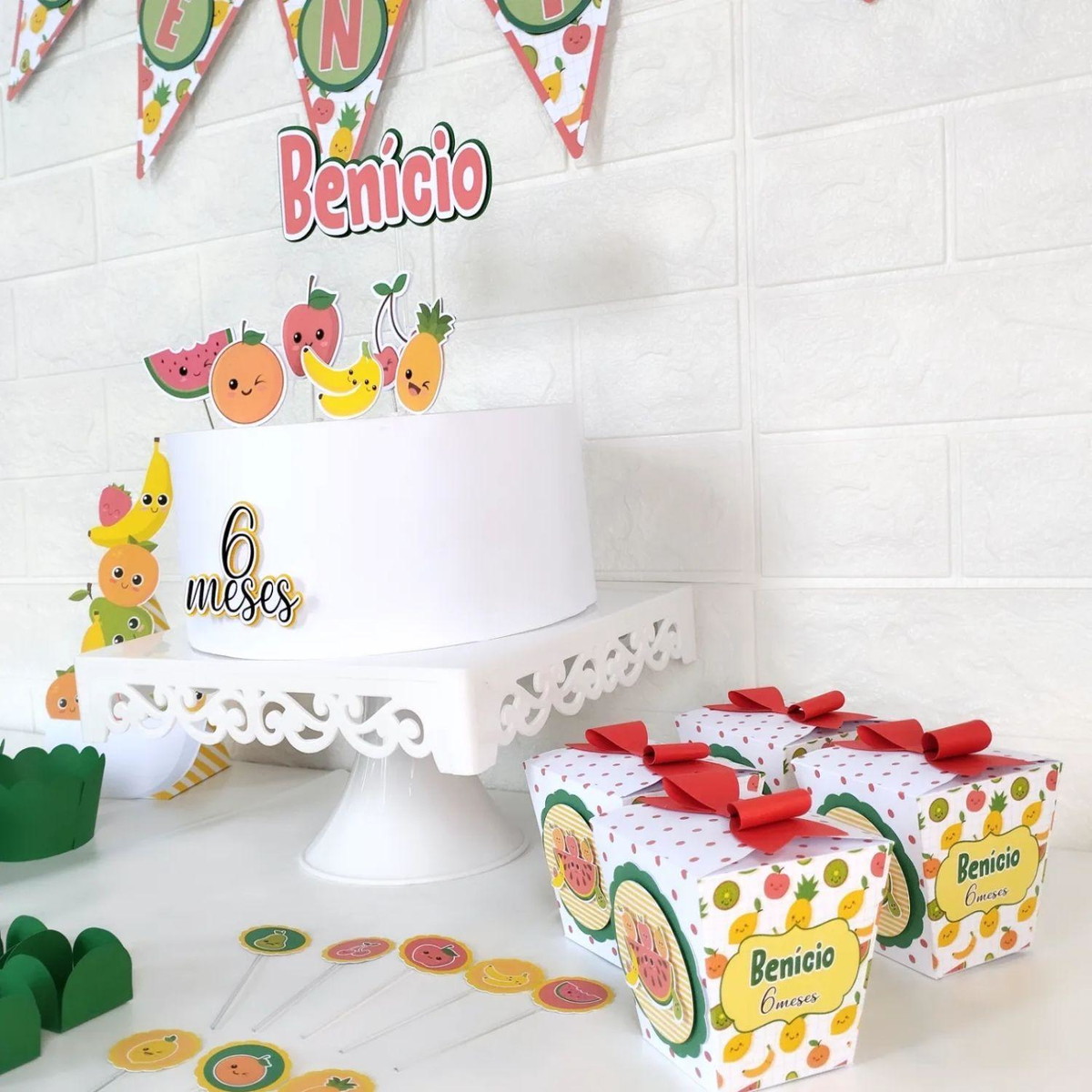 Kit Festa Mesversário - Tema Frutinhas - Image 3