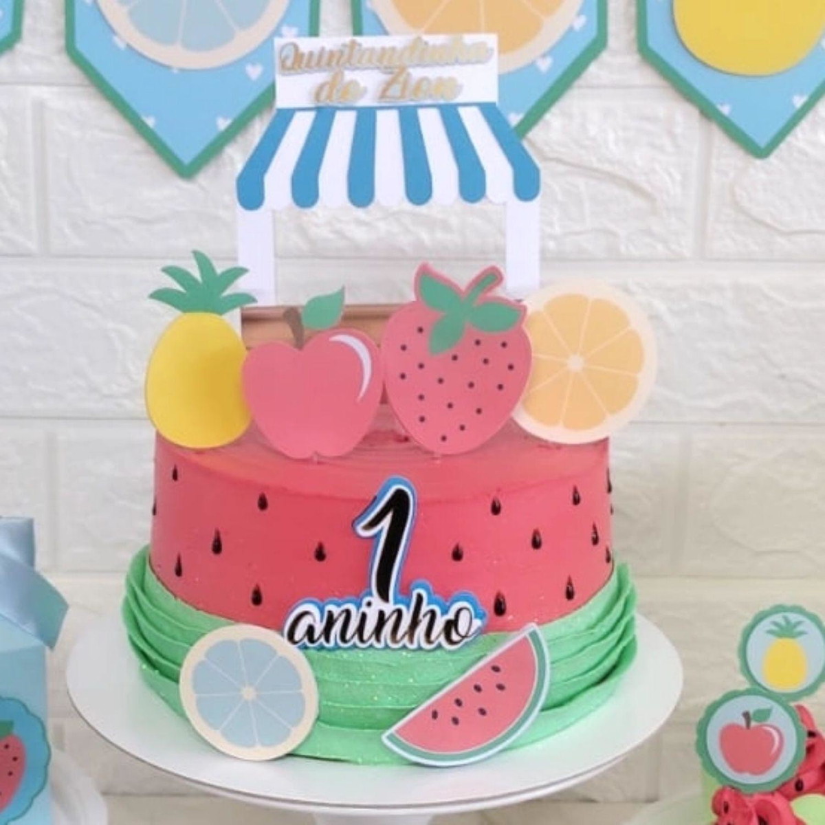 Kit Festa Mesversário - Tema Frutinhas 3 - Image 4