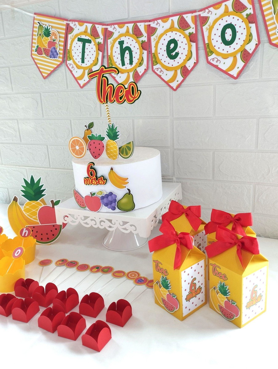 Kit Festa Mesversário - Tema Frutinhas 2 - Image 2