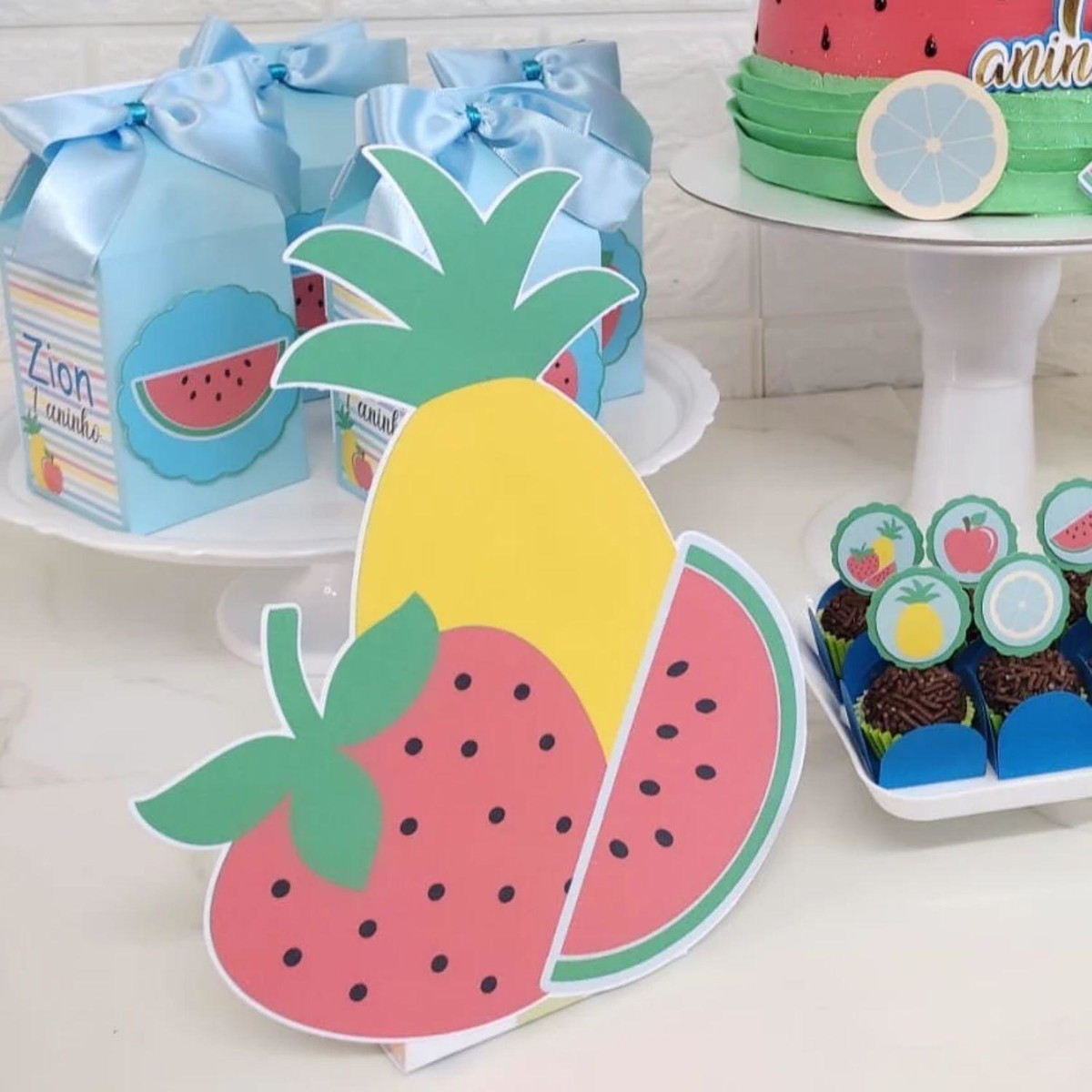 Kit Festa Mesversário - Tema Frutinhas 3 - Image 5