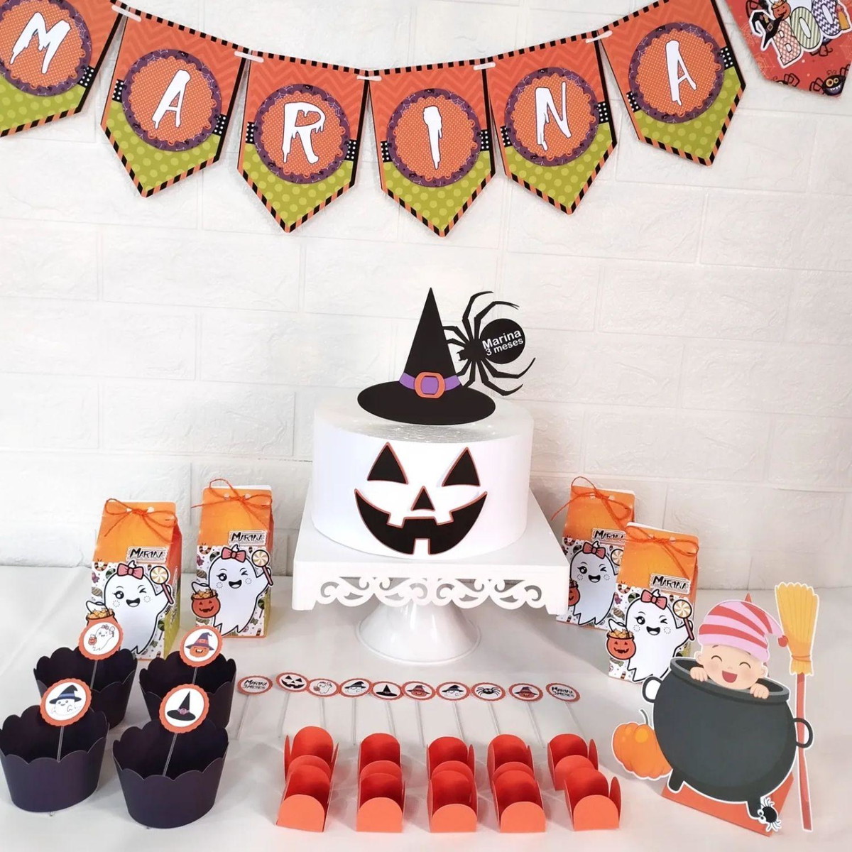 Kit Festa Mesversário - Tema Halloween