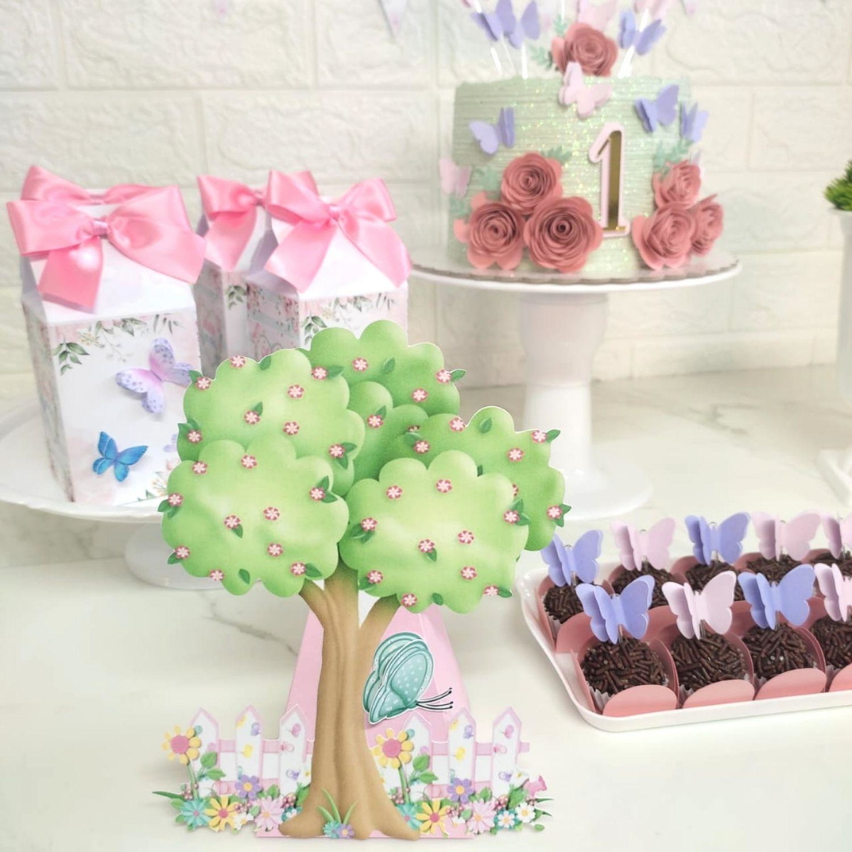 Kit Festa Mesversário - Tema Jardim Encantado - Image 3