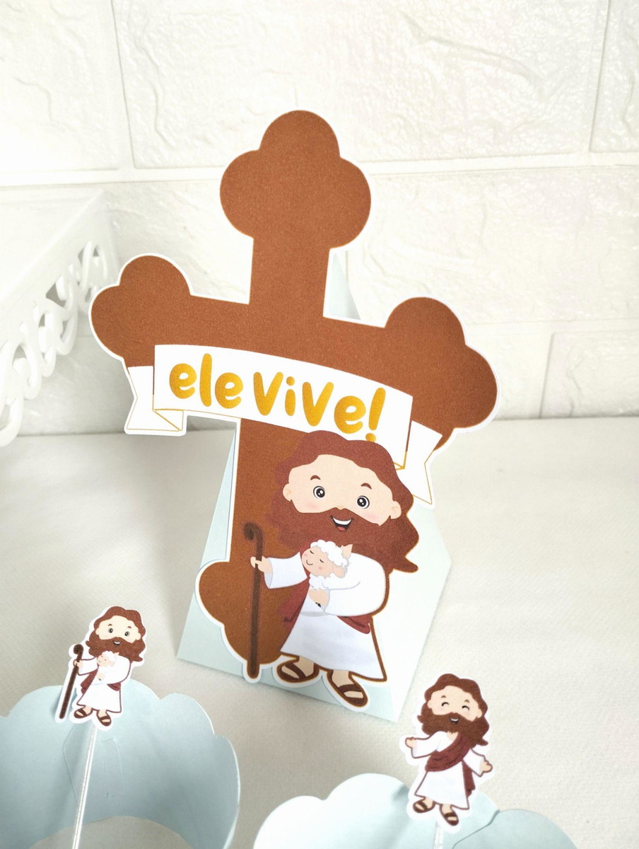 Kit Festa Mesversário - Tema Jesus - Image 5
