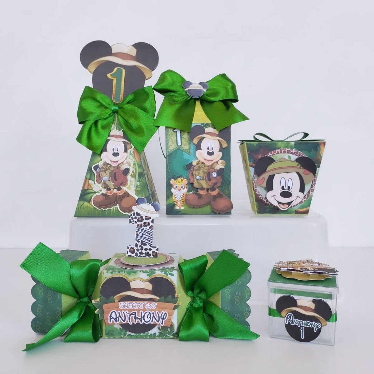 Kit Festa Personalizada - Tema M.i.c.k.e.y Safari