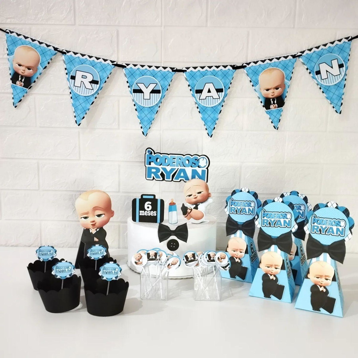 Kit Festa Mesversário - Tema Poderoso Chefinho