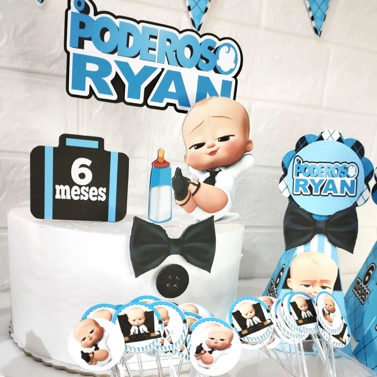 Kit Festa Mesversário - Tema Poderoso Chefinho - Image 4