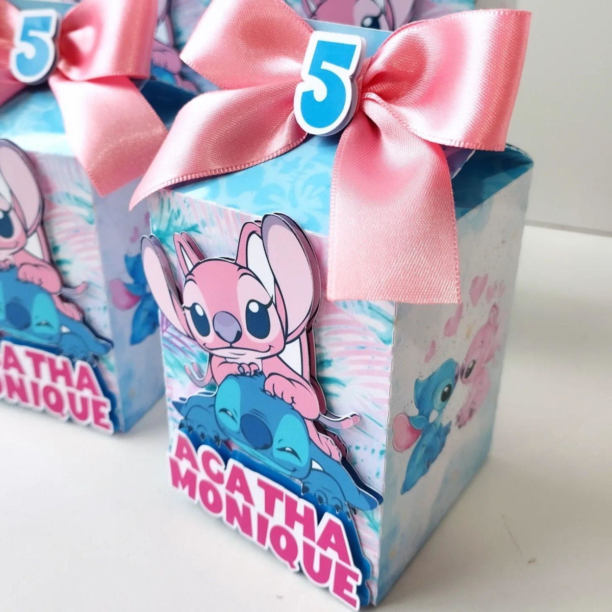 Kit 10 caixinhas Milk Box Personalizada – Tema Stitch - Image 2