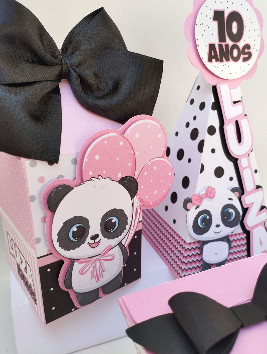Kit Festa Personalizada - Tema Panda - Image 2