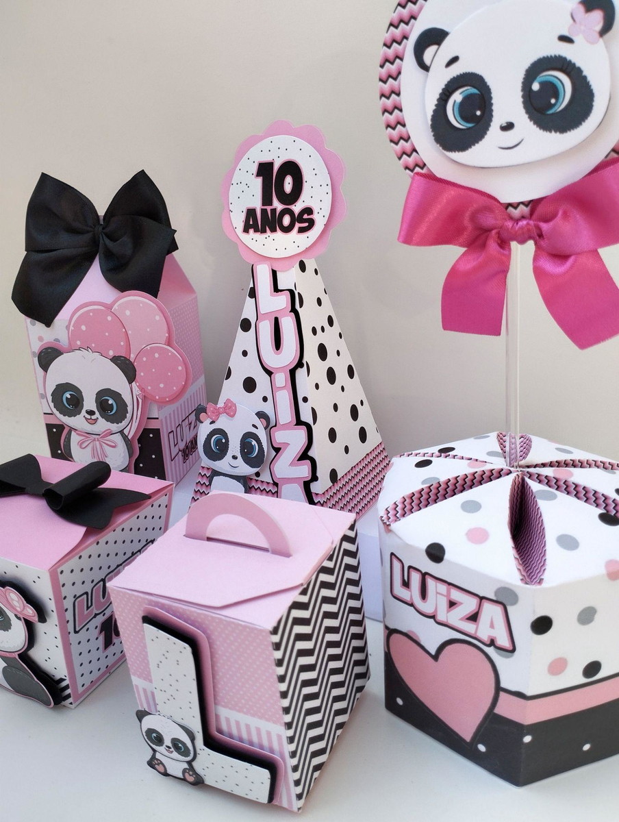 Kit Festa Personalizada - Tema Panda - Image 3