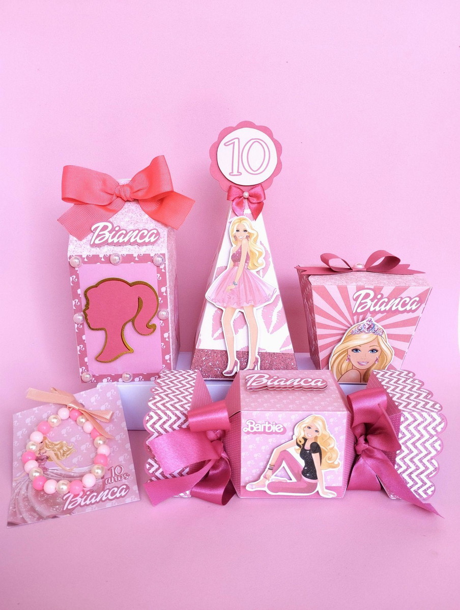 Kit Festa Personalizada - Tema B.a.r.b.i.e