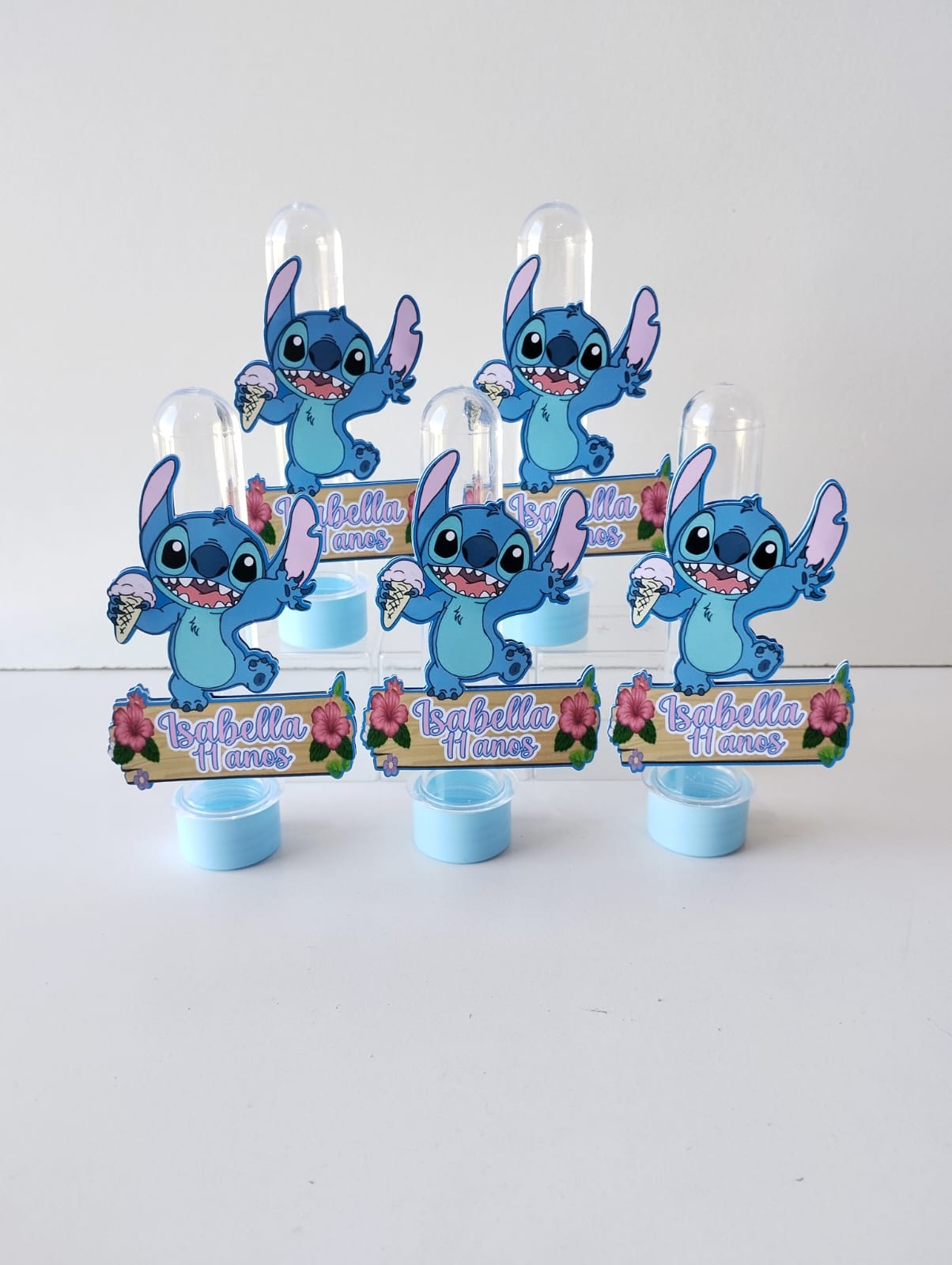Kit 10 Tubetes Personalizados - Tema Stitch - Image 2