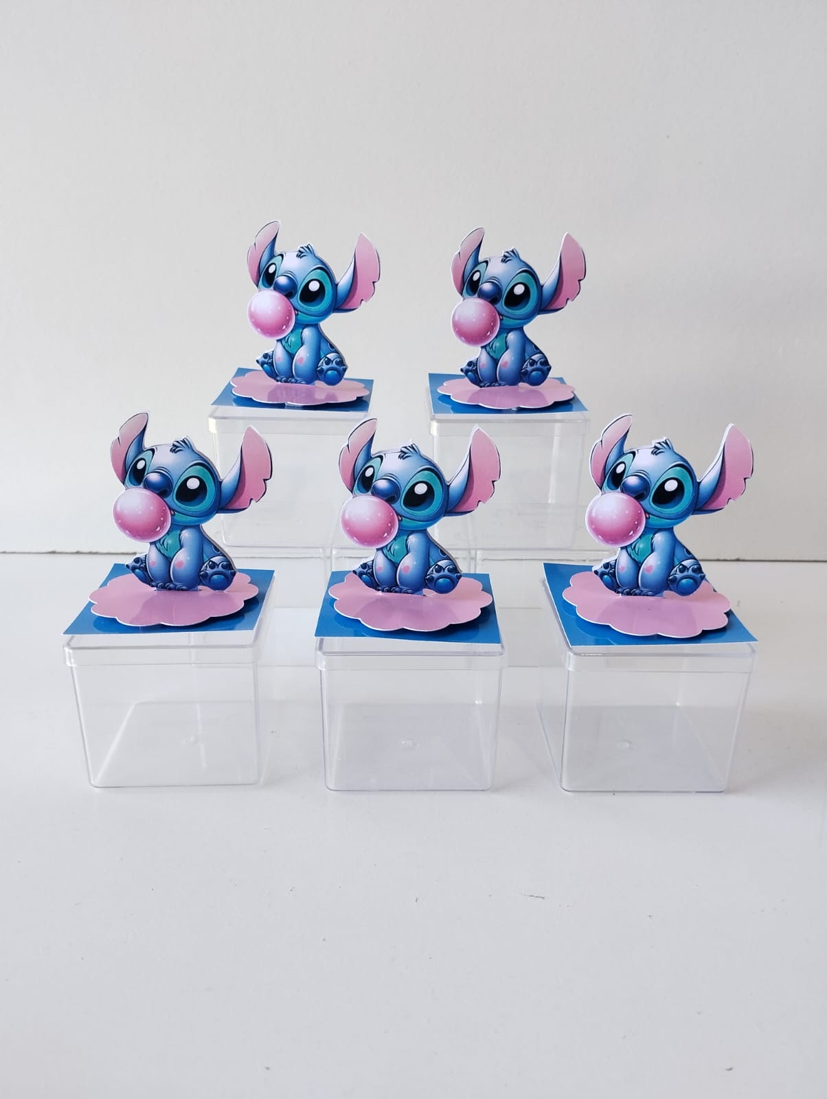 Kit 10 Caixinhas Acrílicas Personalizadas - Tema Stitch - Image 2