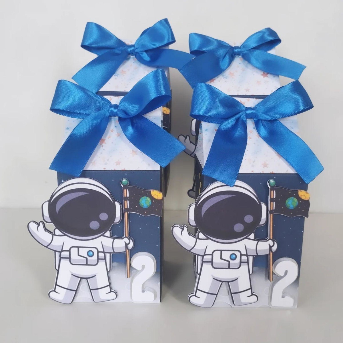 Kit 10 caixinhas Milk Box Personalizada – Tema Astronauta - Image 2