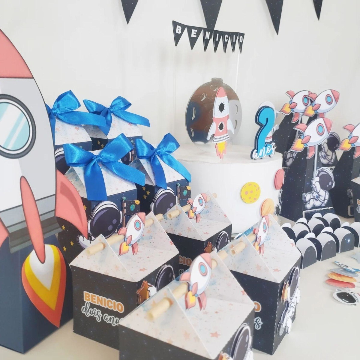 Kit Festa Personalizada - Tema Astronauta - Image 2