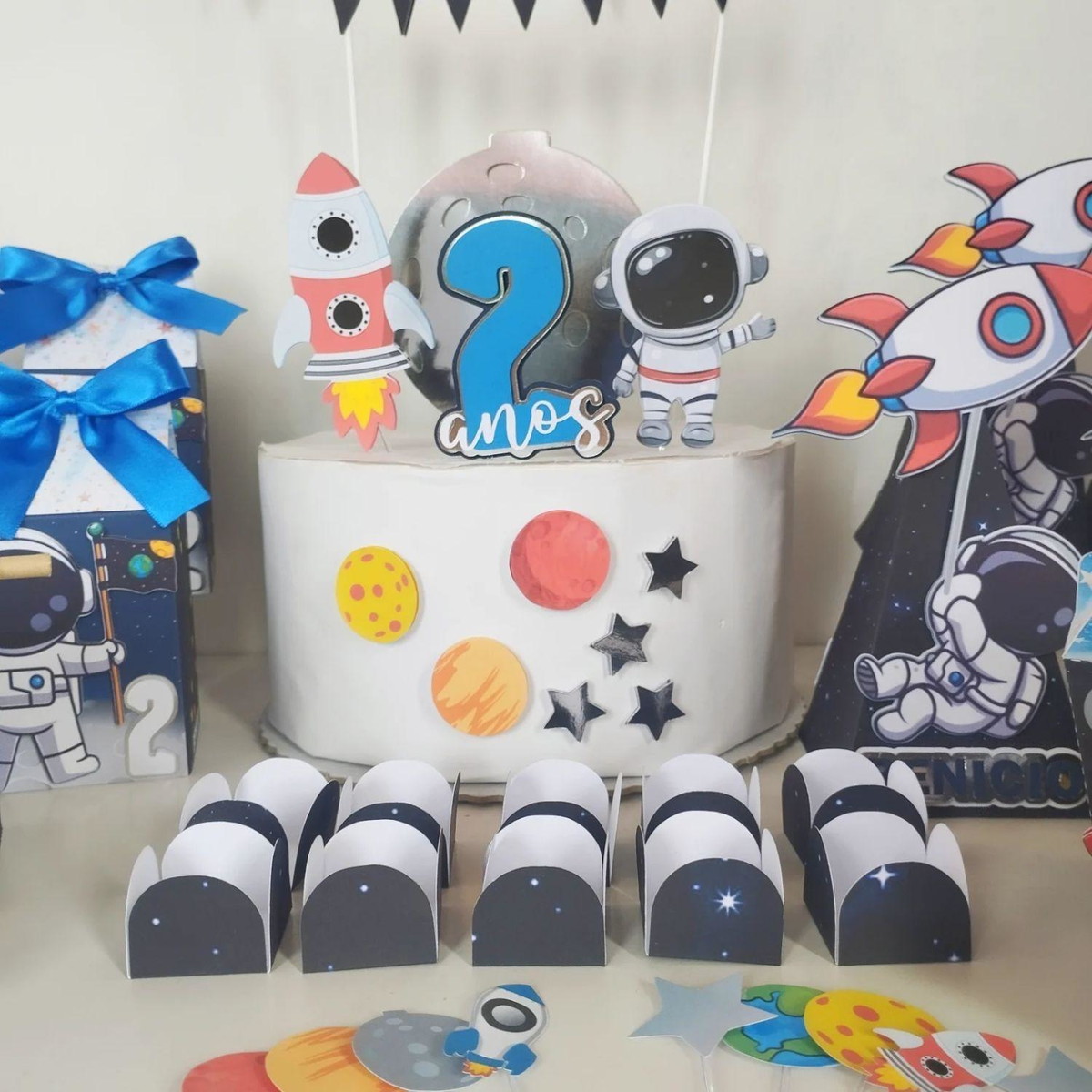 Kit Festa Personalizada - Tema Astronauta - Image 4